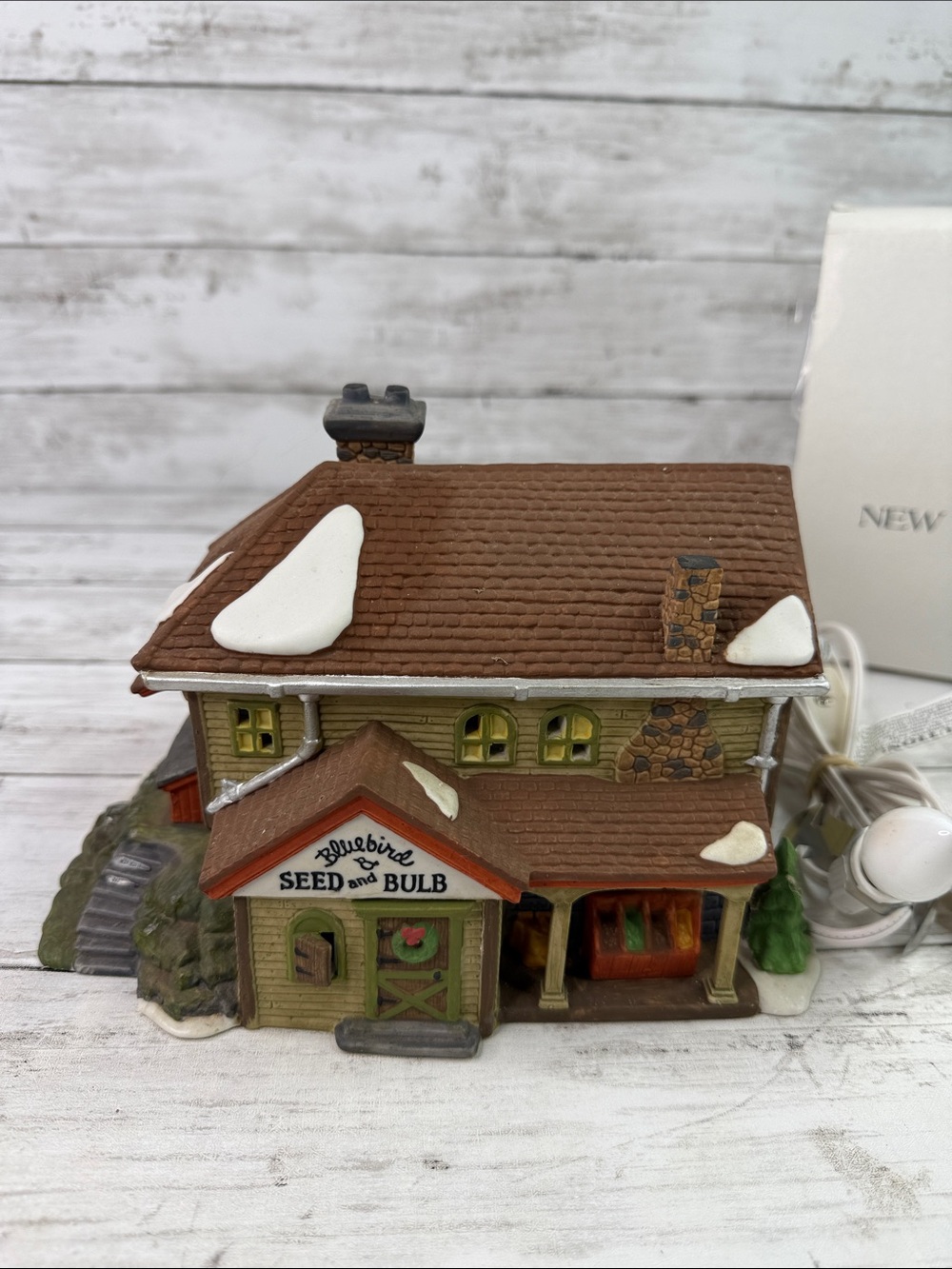 Department 56 Bluebird Seed And Bulb New England Village Series 1992